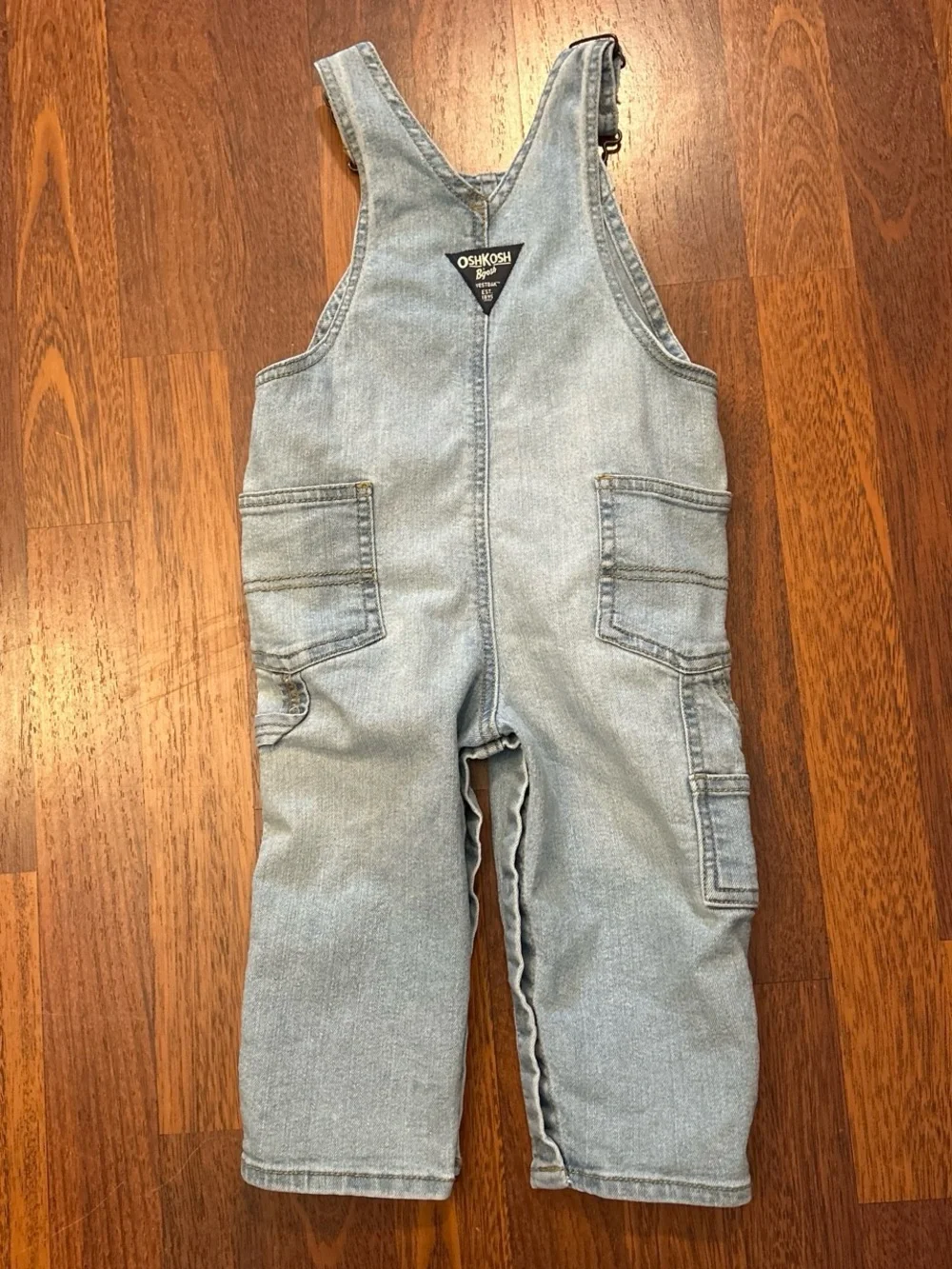 Oshkosh Bgosh Denim Overalls Light Blue Size 18 Months Baby Toddler
